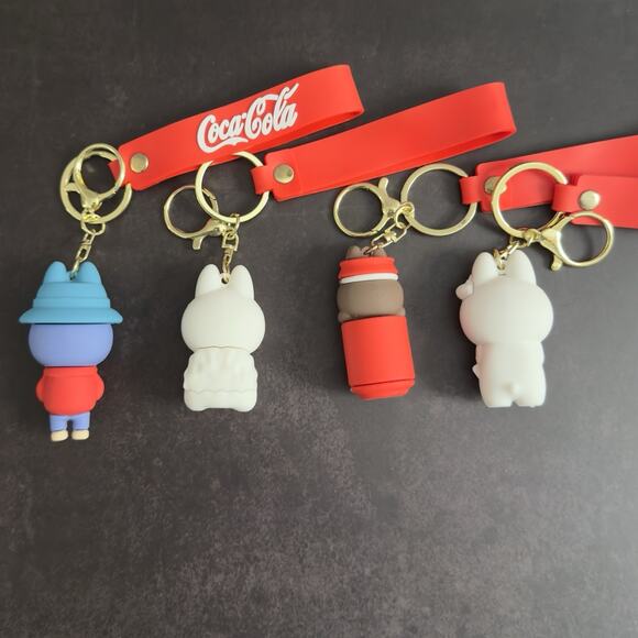 Monster Keychain Bundle (4-Pack) Labubu Style Collectible - Picture 7 of 10